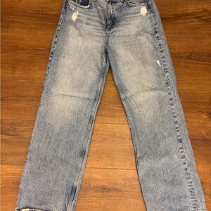 Zara Light Blue Denim Pants